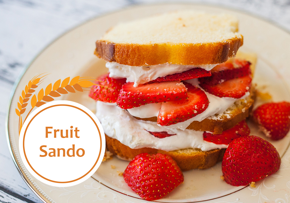 Fruit Sando oftewel: fruit sandwich!
