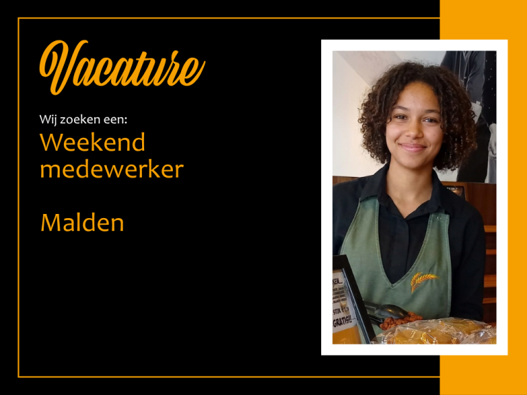 Vacature weekendmedewerker Malden